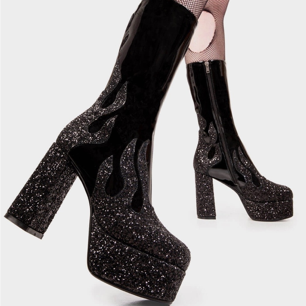 Miami Platform Calf Boots